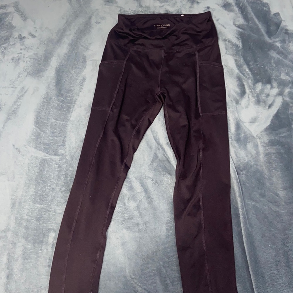 (in person these are a dark purple) Maurice’s size S women’s leggings